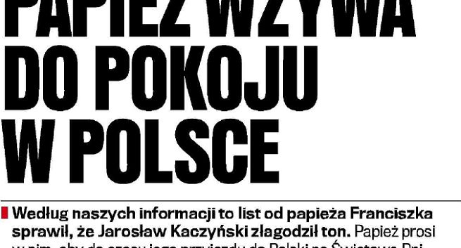 Tekst na pierwszej stronie „Gazety Wyborczej” żartem na Prima Aprilis, część dziennikarzy się nabrała