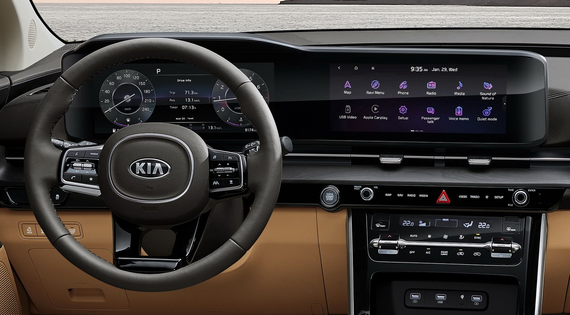Kia Carnival - wnętrze