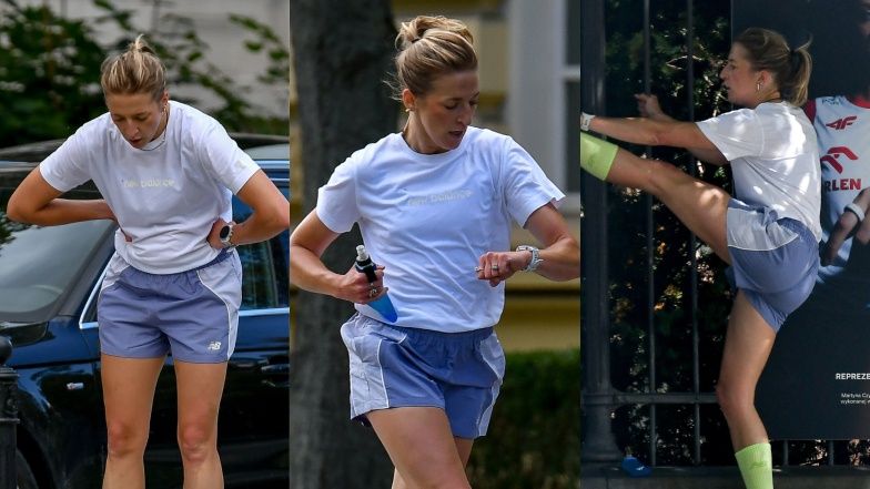 Fitnesiara Lara Gessler WYCISKA SIÓDME POTY w parku