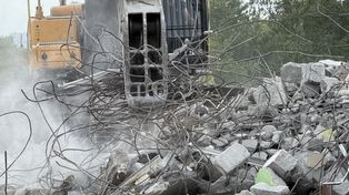 Budowa S74 przez Kielce i wielkie burzenie domów. Szybko zamieniają się w gruz. Zobaczcie na zdjęciach, co się dzieje
