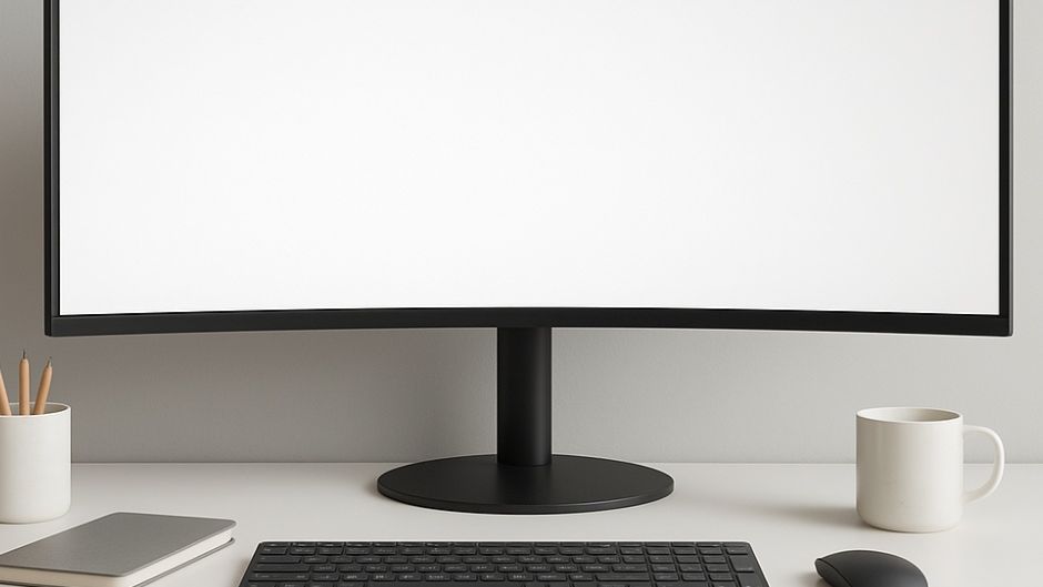 monitor ultrapanoramiczny (zakrzywiony)