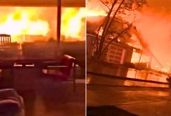 Ekstremalny pożar pod Los Angeles. Nagrania z uderzenia żywiołu