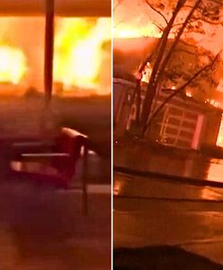 Ekstremalny pożar pod Los Angeles. Nagrania z uderzenia żywiołu