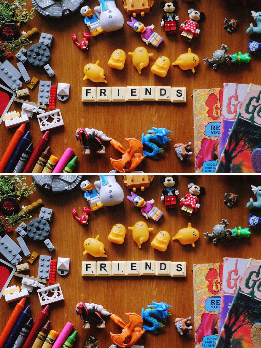 Znajdź różnice na obrazkach. Ten artysta dobrze je ukrył 2