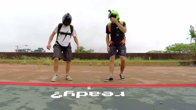 Życie im niemiłe?! Niesamowity wyścig po opuszczonym budynku zarejestrowany przez GoPro 1