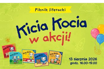 Kicia Kocia i rodzinny rajd rowerowy. Książnica Płocka zaprasza na sierpniowe wydarzenia