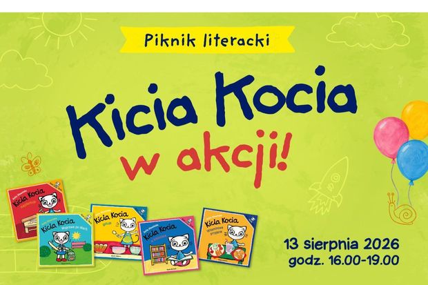 Kicia Kocia i rodzinny rajd rowerowy. Książnica Płocka zaprasza na sierpniowe wydarzenia