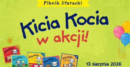 Kicia Kocia i rodzinny rajd rowerowy. Książnica Płocka zaprasza na sierpniowe wydarzenia