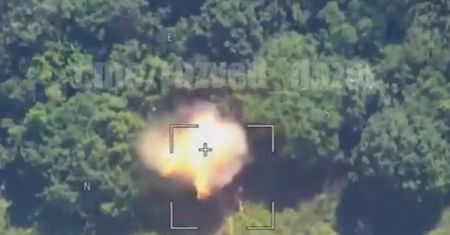 Polski sprzęt zniszczony na wojnie. Trafił go dron