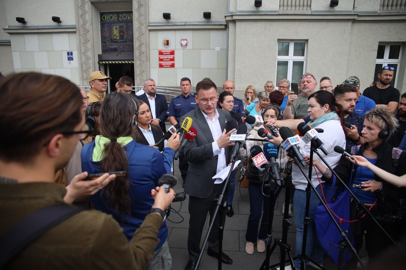 Konferencja prezydenta Szymona Michałka
