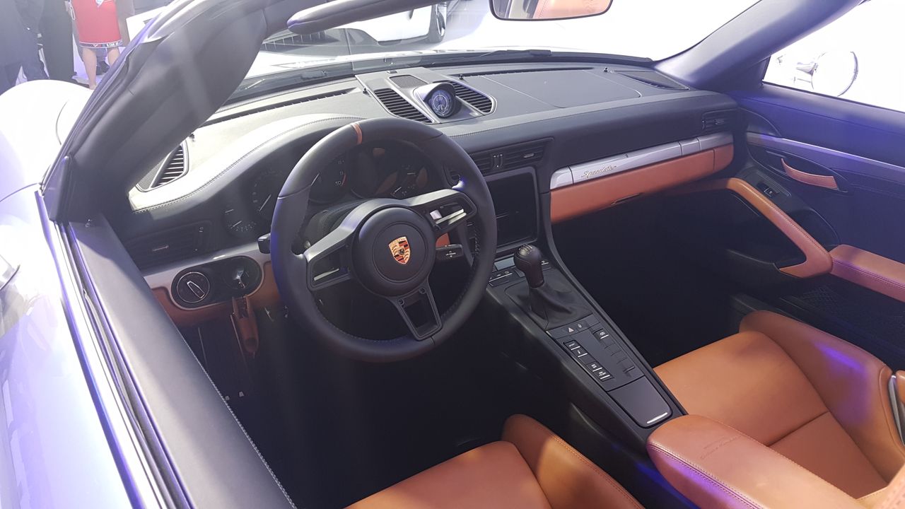Wnętrze Porsche 911 Speedster Concept