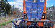 Siedliska-Kolonia: Pociąg przepchał auto kilkaset metrów.