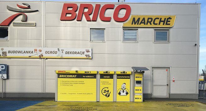 Sieć Bricomarché zwiększy liczbę Bricomatów. Automaty przy każdym sklepie do końca 2021 roku