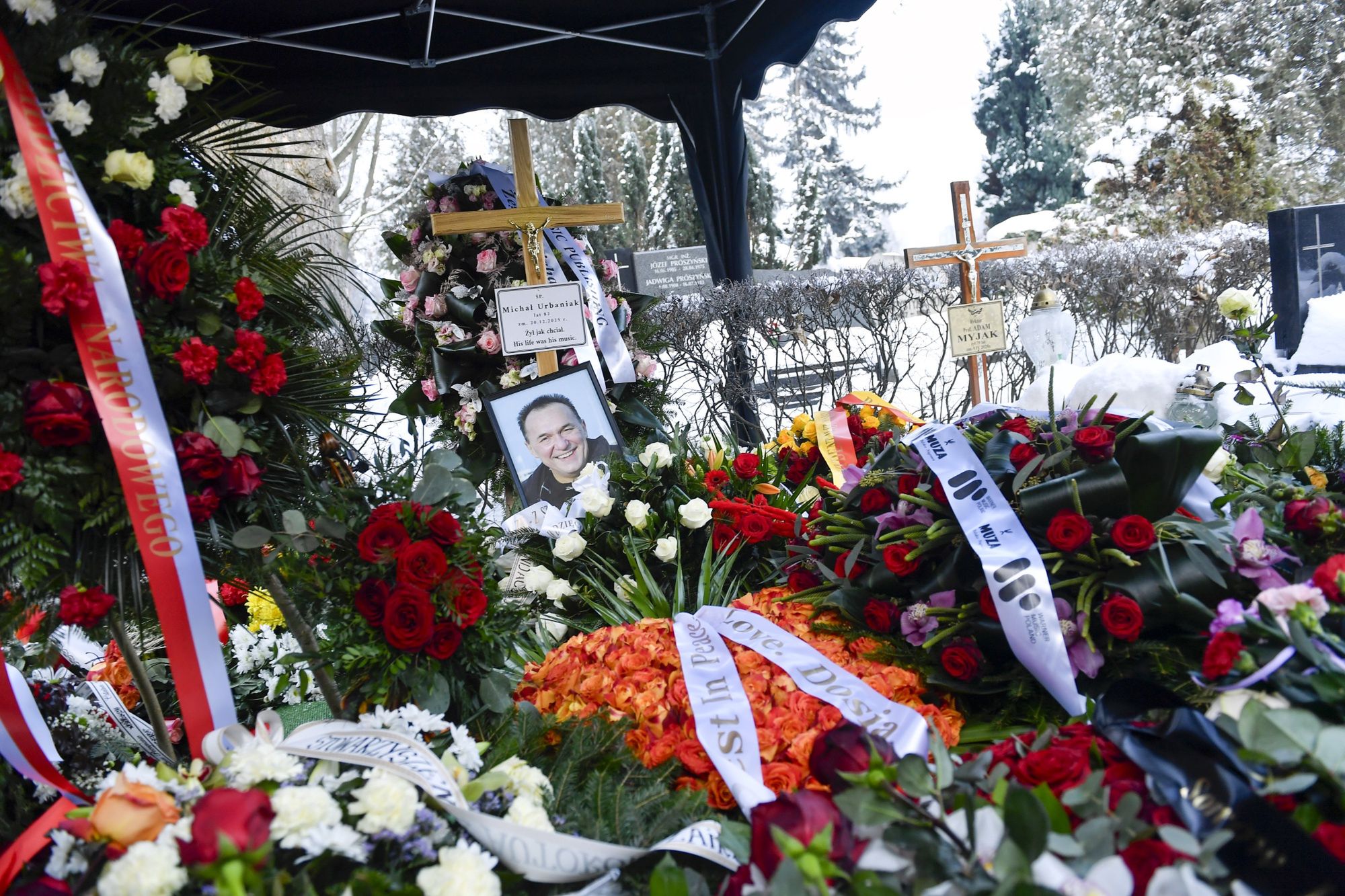 Grób Michała Urbaniaka na Powązkach Wojskowych