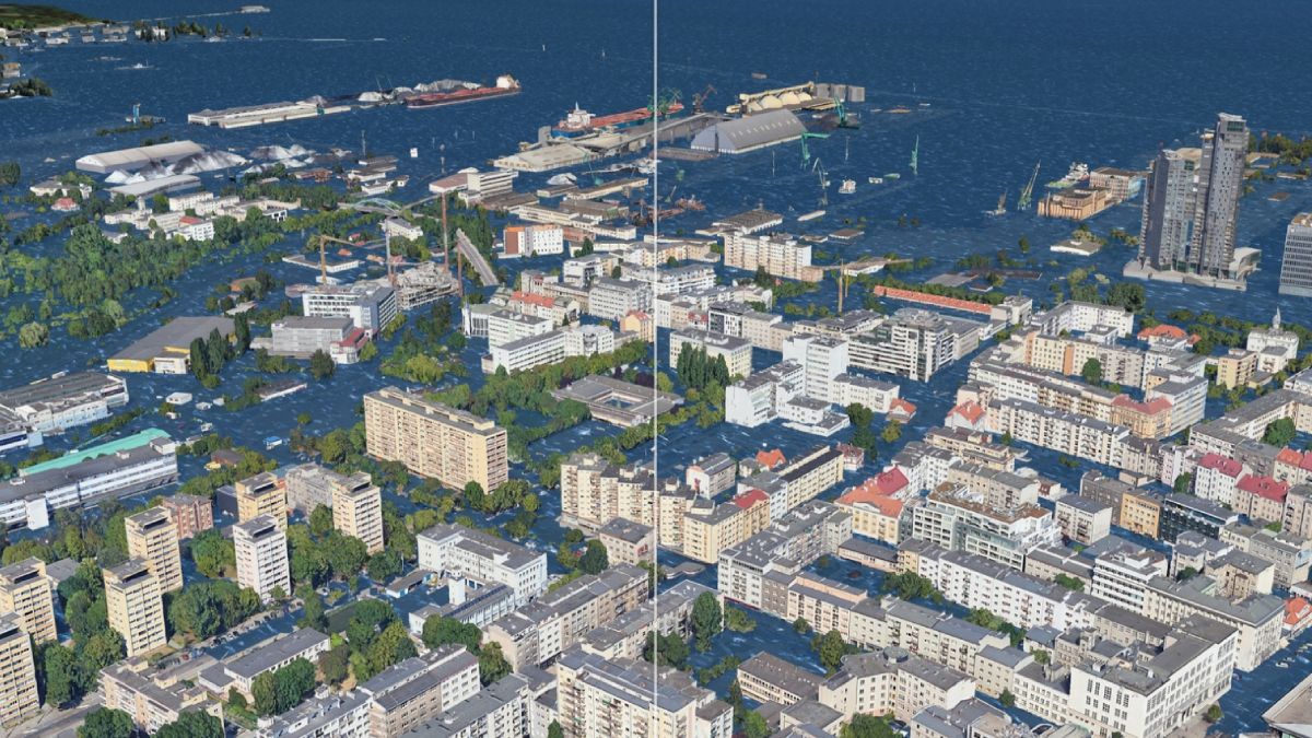 Gdynia Śródmieście, globalne ocieplenie