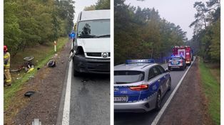 Wyśmierzyce: Śmiertelne potrącenie rowerzystki przez busa. Trwa wyjaśnianie przyczyn i okoliczności wypadku