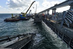 "Nagły wypadek". Rosja o sytuacji na moście Krymskim