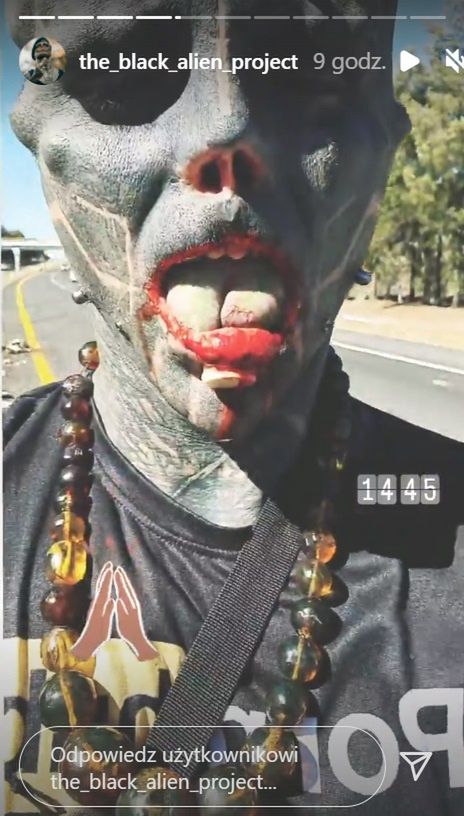 "Black Alien" trochę się poobijał 