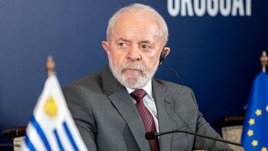 Luiz Inacio Lula da Silva, Brazil's president, during a news conference at the Mercosur Leaders Summit in Montevideo, Uruguay, on Friday, Dec. 6, 2024. The long-delayed trade deal between the European Union and Latin America's Mercosur bloc, which has been a quarter of a century in the making, was agreed to in principle in 2019 but has mainly been held up by French objections since. Photographer: Mauricio Zina/Bloomberg via Getty Images