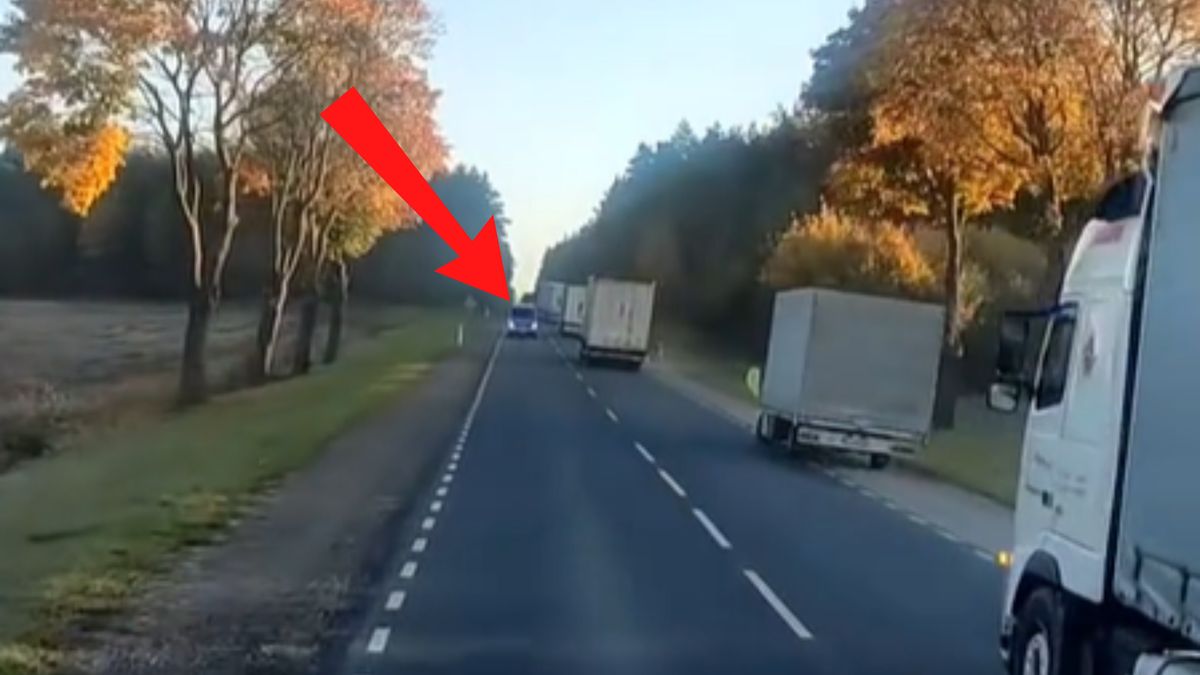 Niebezpieczne zdarzenia na drodze.