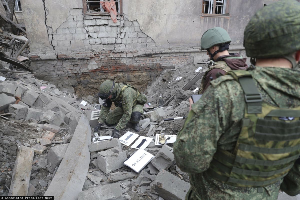 Śledczy przeprowadzają inspekcję po ostrzale ukraińskich sił w Makiejewce