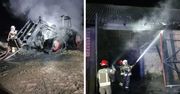 Duchny-Wieluny: Nocny pożar w gospodarstwie. Spłonął traktor