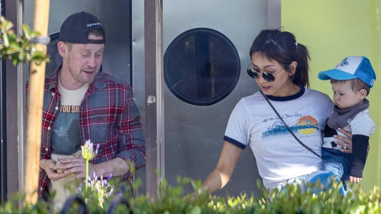 Macaulay Culkin i Brenda Song "przyłapani" z dwoma synami