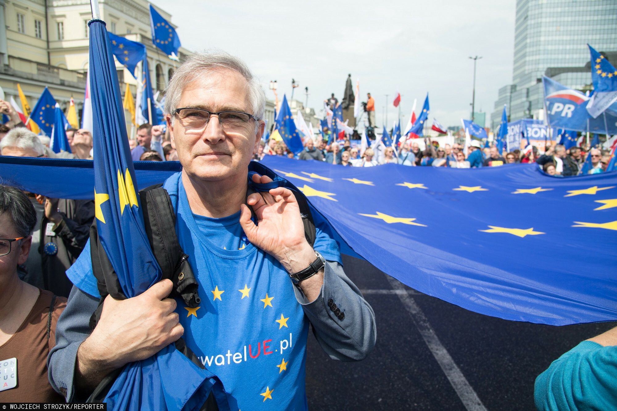 Manifestacja poparcia dla UE