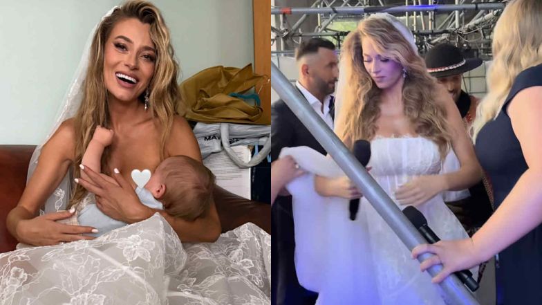 Zawadzka pokazała kulisy festiwalu w Mrągowie. Karmiła syna