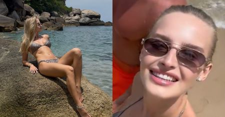 Karolina Pisarek w kusym bikini za ponad 3 tysiące złotych wspomina rajskie wakacje