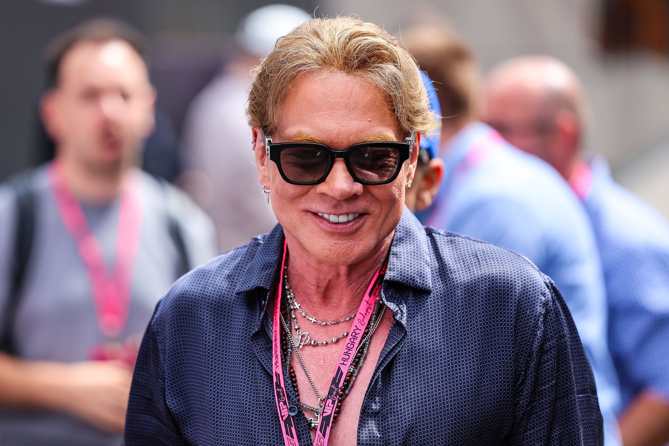 Axl Rose na turnieju F1, 2025