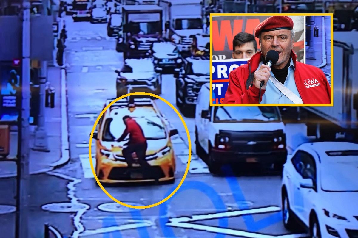 Kandydat na burmistrza Nowego Jorku potrącony przez taksówkę. Przerażające nagranie