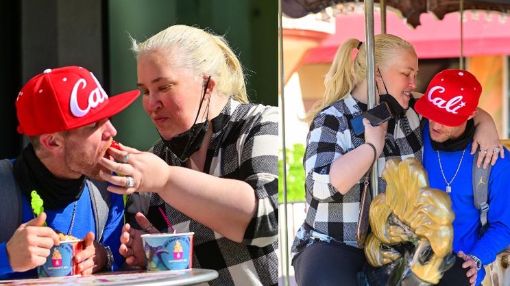 Mama June czule karmi swojego CHŁOPAKA KRYMINALISTĘ i jeździ z nim na karuzeli
