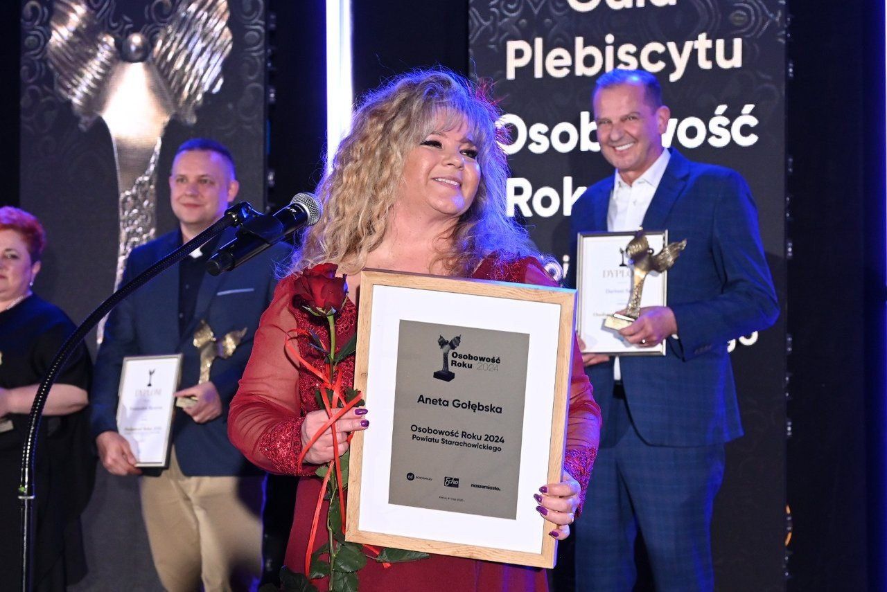 Aneta Gołębska nie kryła wzruszenia.