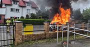 Lublin: Miał dwa promile i spał w płonącym aucie. Pomógł policjant