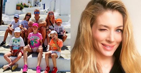 Izabella Łukomska-Pyżalska chwali się GROMADKĄ DZIECI na wakacjach i ubolewa: "Przykre, że rodziny wielodzietne to RZADKOŚĆ" (FOTO)