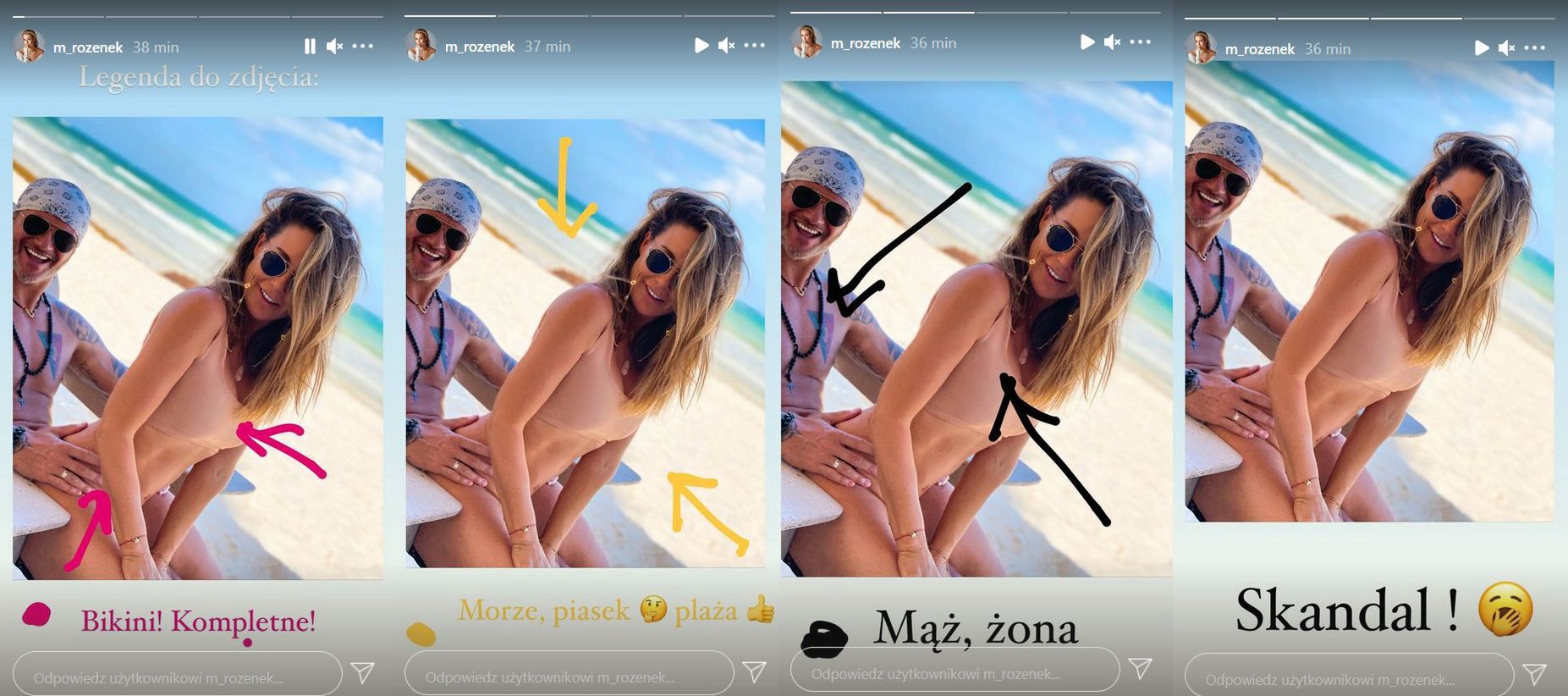 Małgorzata Rozenek tłumaczy się z pozowania na "goło i wesoło"
