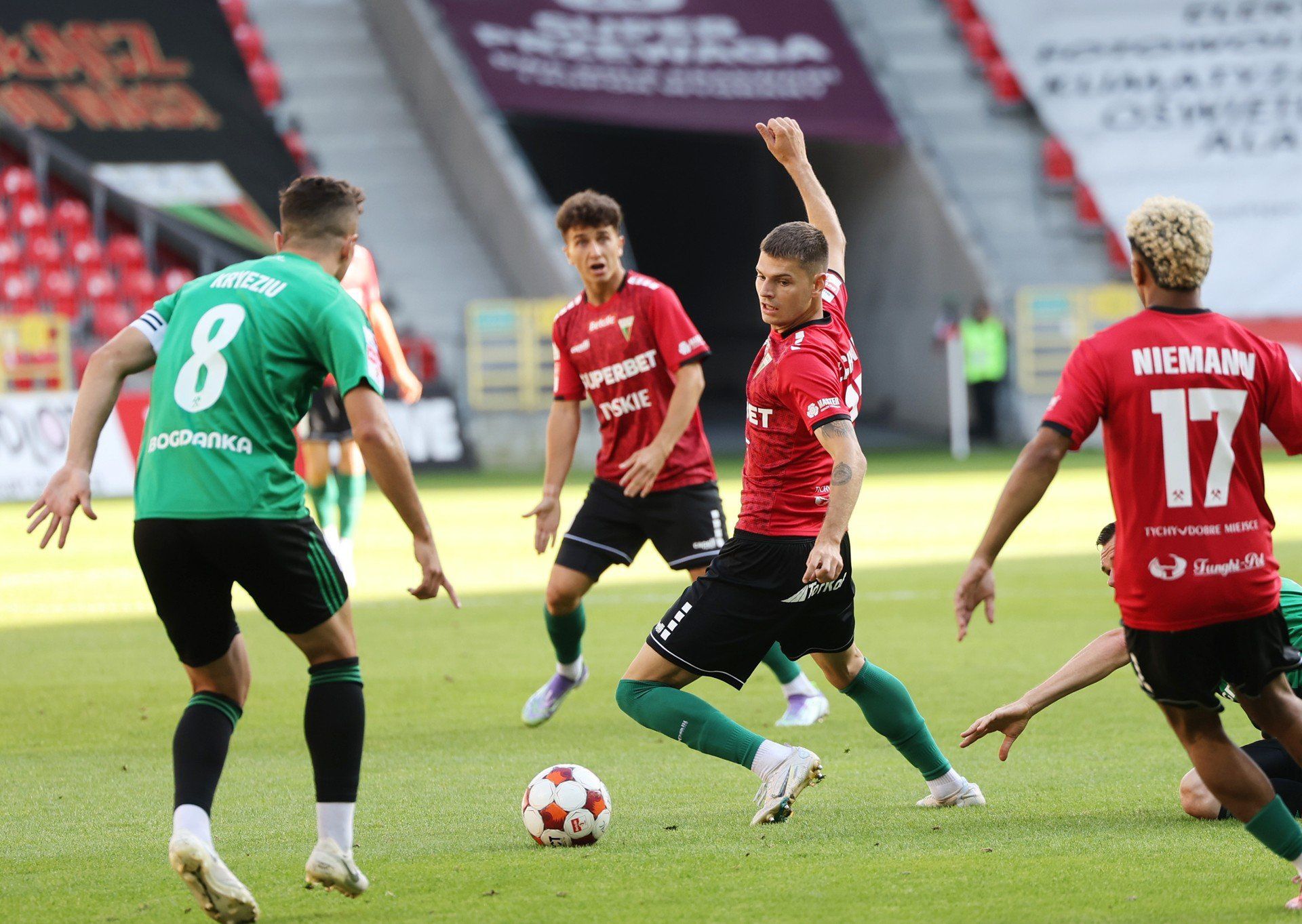 17.08.2025 GKS TYCHY - GORNIK LECZNA FOT. KARINA TROJOK DZIENNIK ZACHODNI POLSKA PRESS