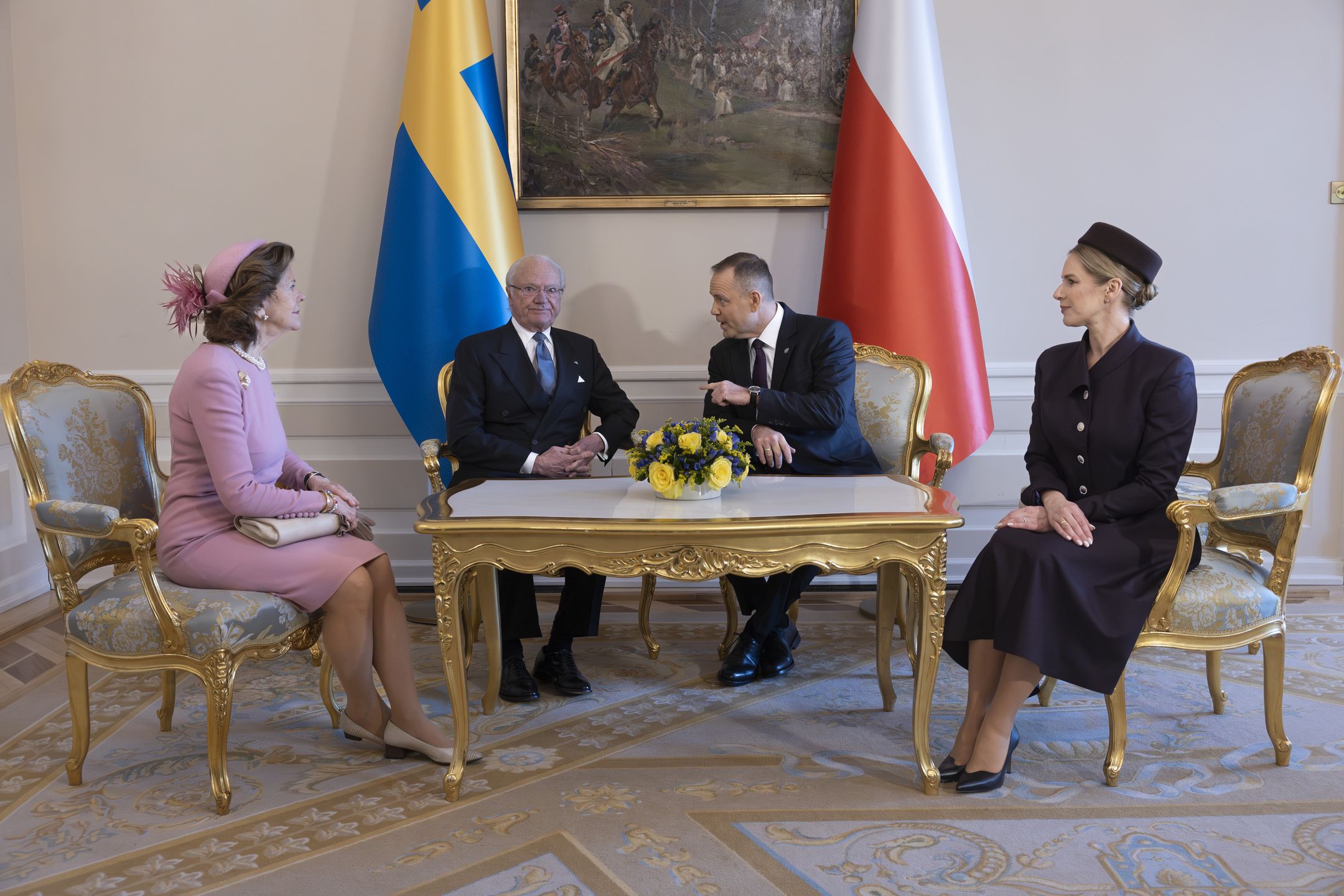 Wizyta króla Szwecji