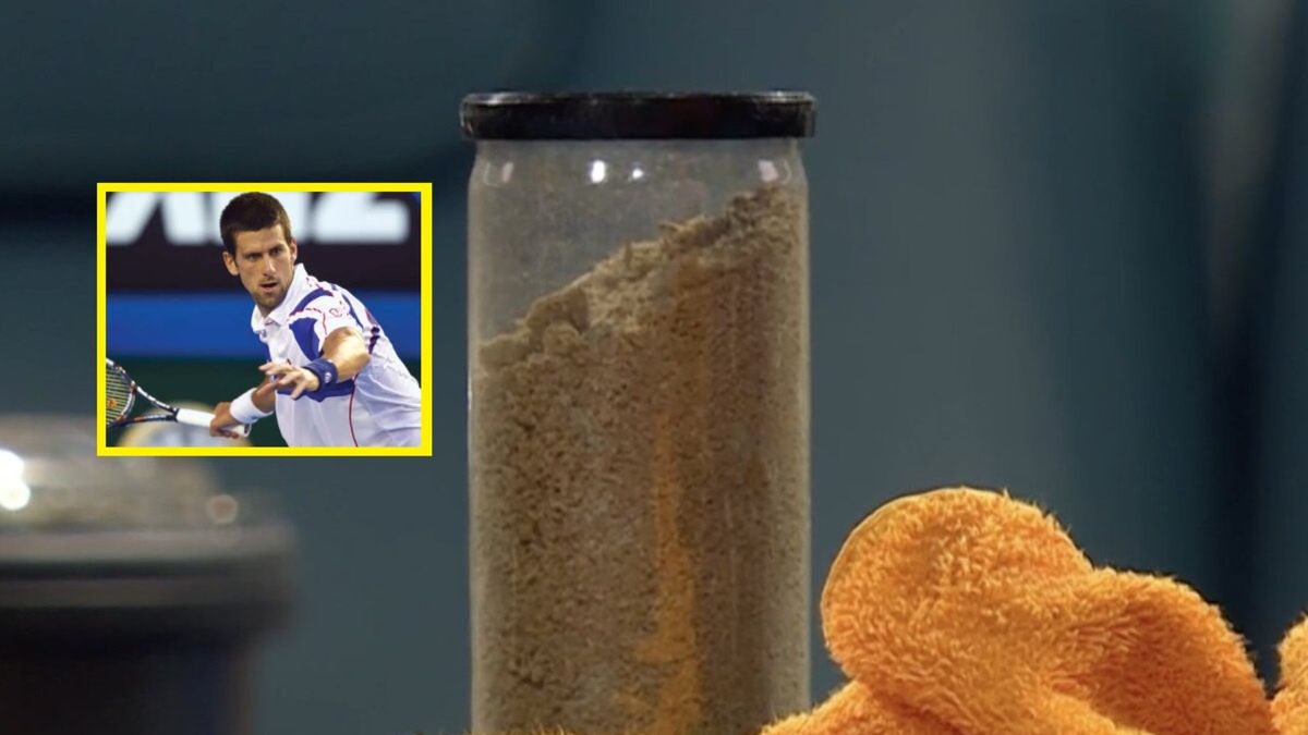 Novak Djoković skorzystał ze specjalnego proszku