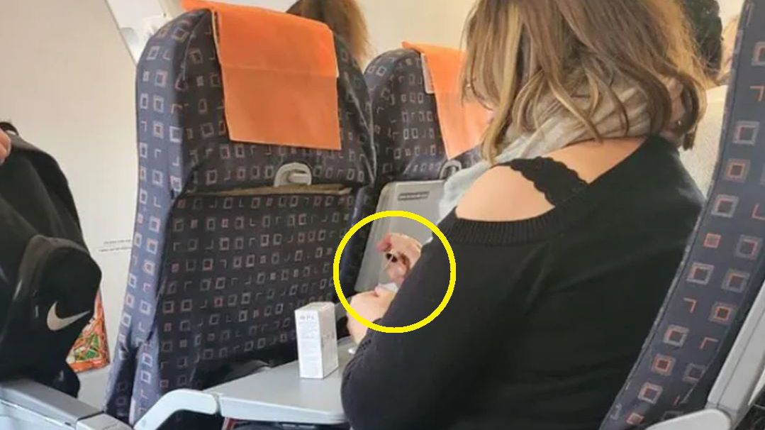 Pasażerka malowała paznokcie w samolocie 