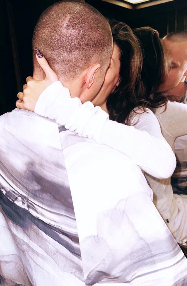 Marcin Hakiel w towarzystwie ukochanej