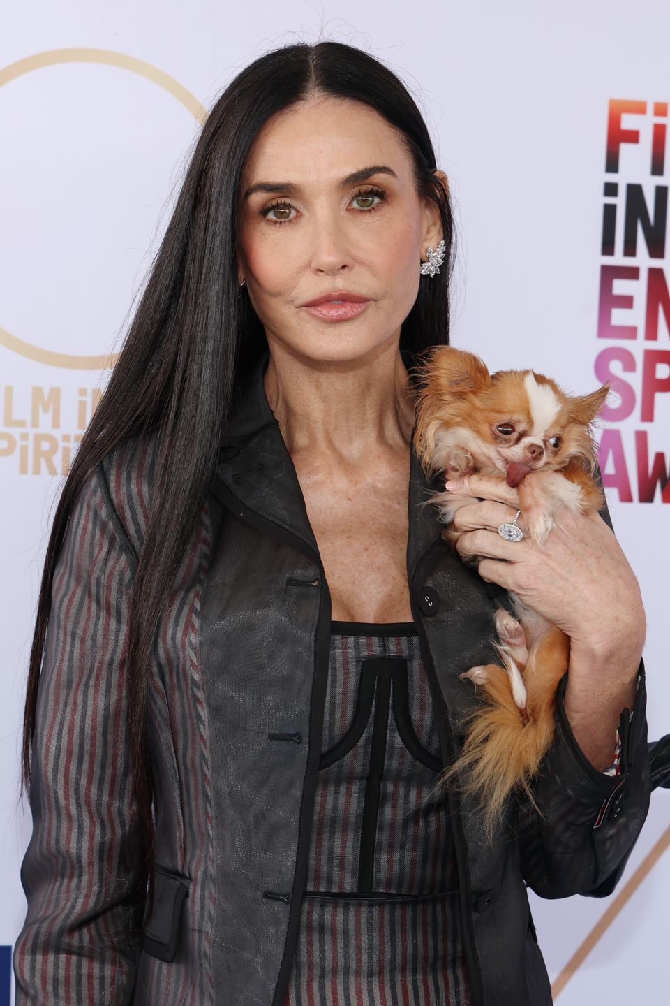Demi Moore na rozdaniu nagród Independent Spirit Awards