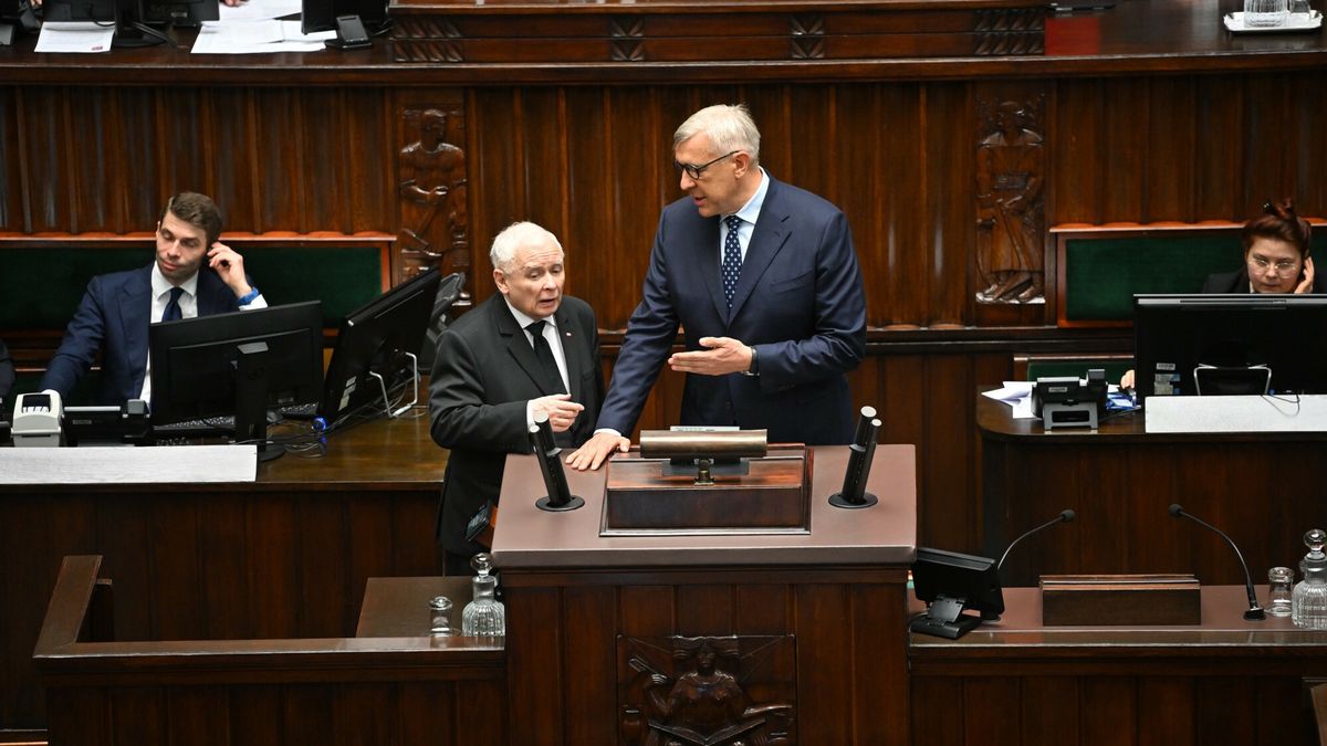 Jarosław Kaczyński i Roman Giertych
