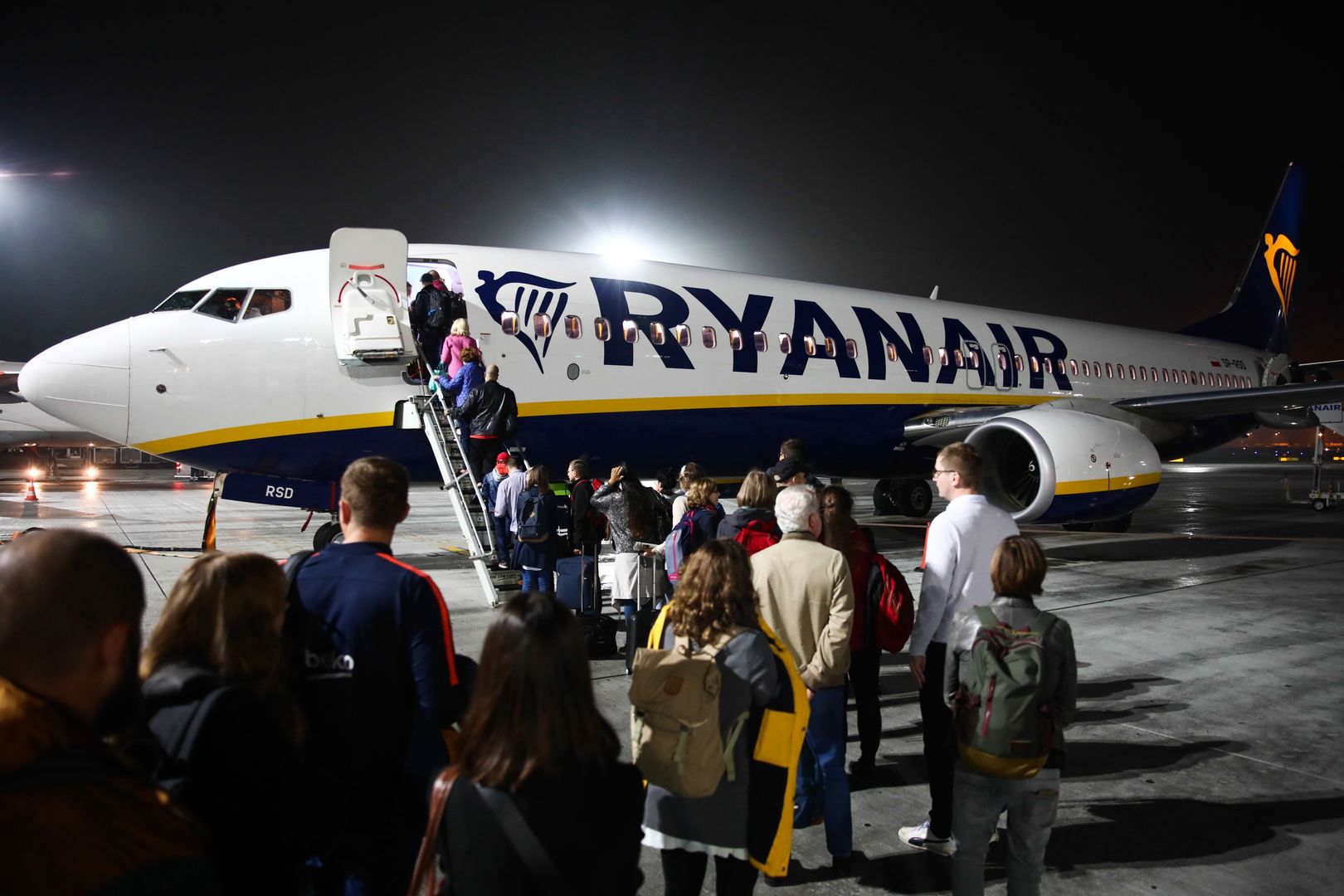Passengers boarding a Ryanair Boeing 737 plane at airport in Krakow, Poland on 25 September 2019. (Photo by Jakub Porzycki/NurPhoto via Getty Images)
