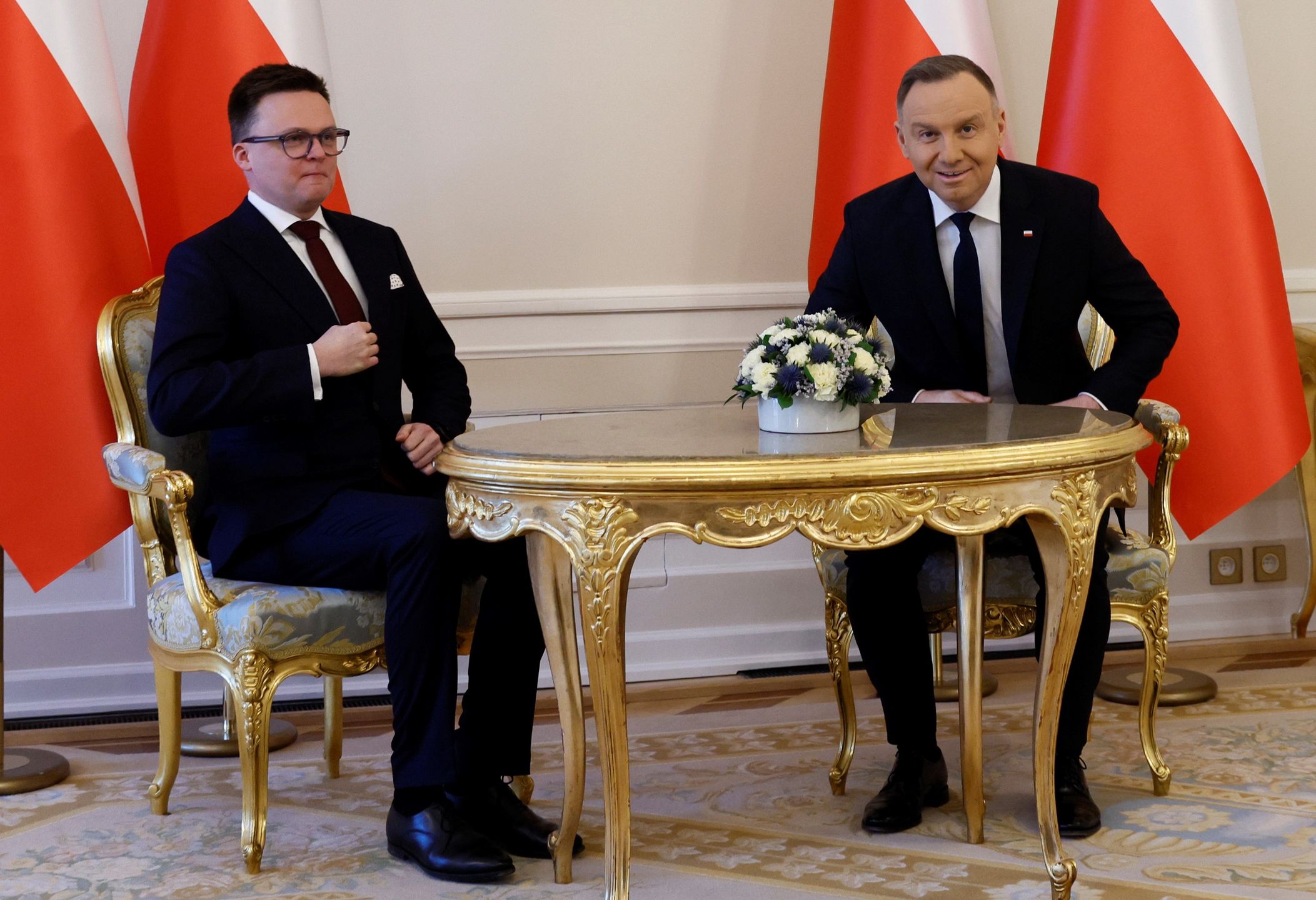 Andrzej Duda zaliczył wpadkę z makijażem