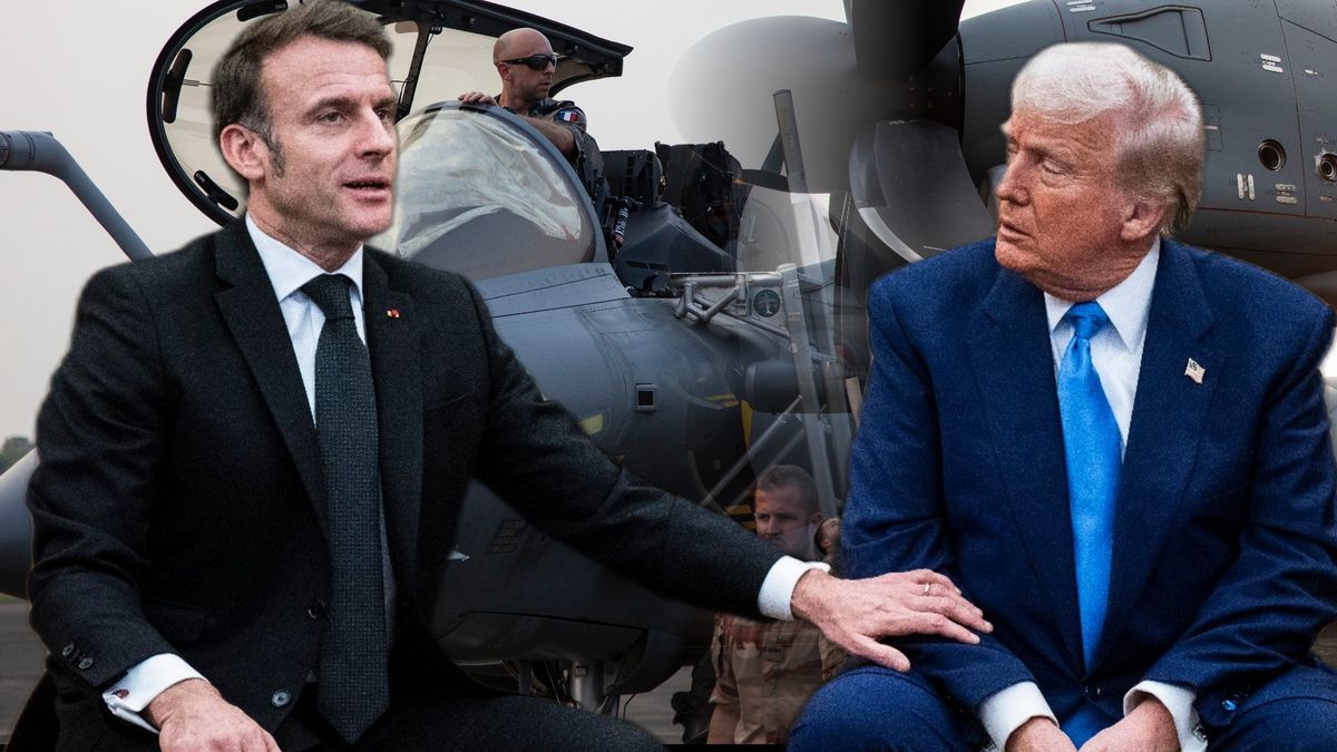 Emmanuel Macron i Donald Trump