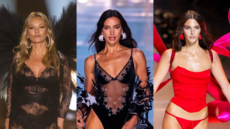 Wielki powrót pokazów Victoria's Secret podzielił internautów. Na wybiegu Kate Moss, Irina Shayk i ukochana Leonardo DiCaprio