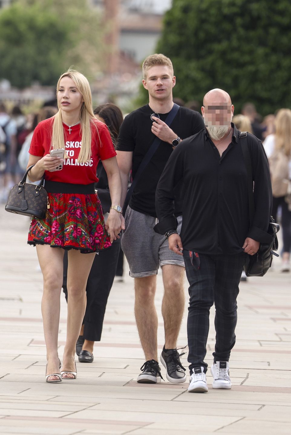 Marianna Schreiber z partnerem w Krakowie