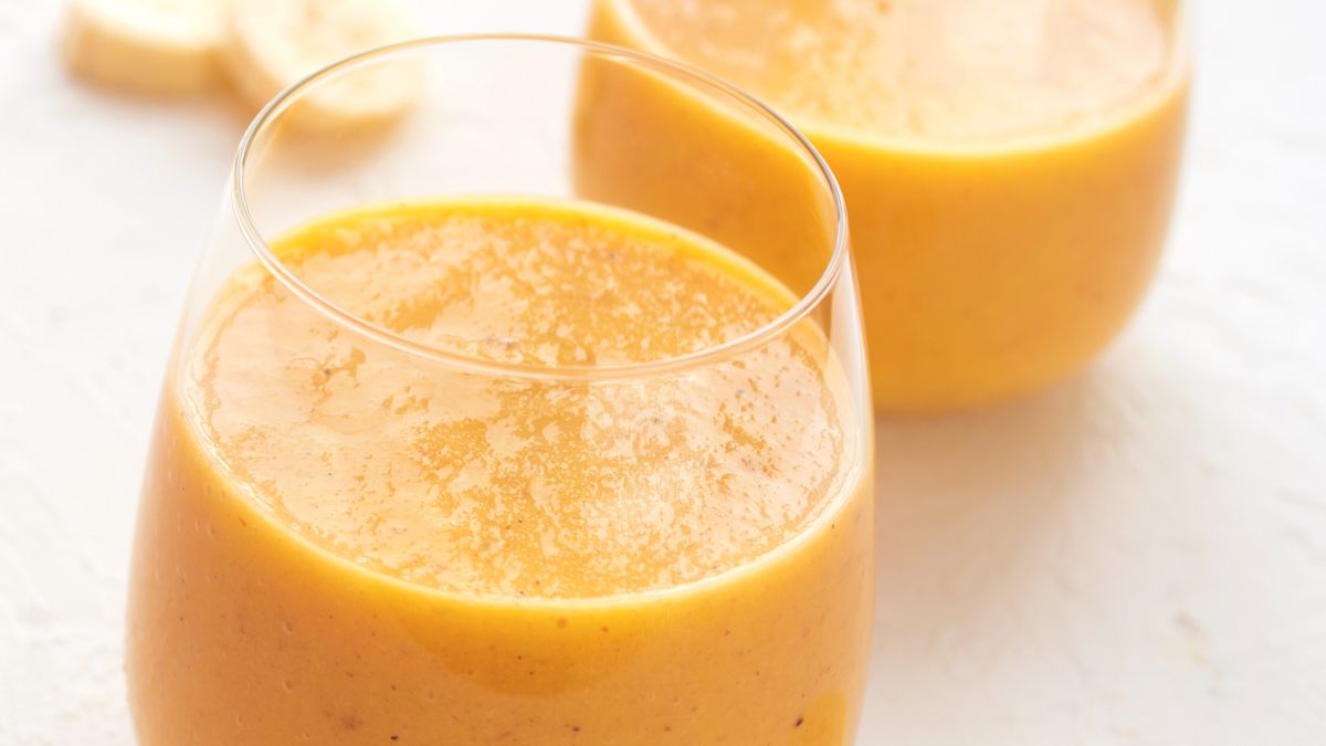 Koktajl dyniowy z bananem